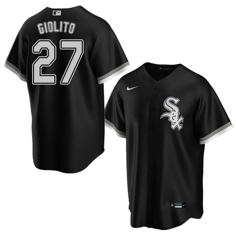 Nike Men #27 Lucas Giolito Chicago White Sox Baseball Jerseys Sale-Black